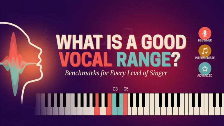 What Is a Good Vocal Range? Benchmarks for Every Level of Singer
